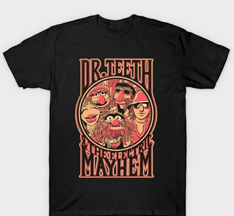 Dr. Teeth  The Electric Mayhem Funny Muppets Show T Shirt M
