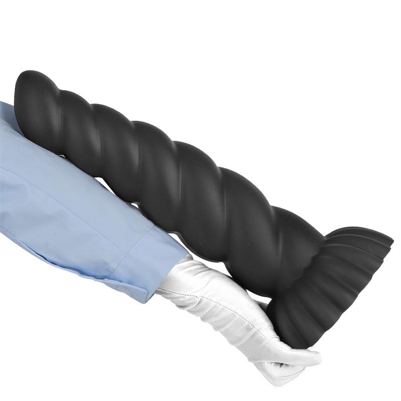 Silicone Black Extra Large Thick Anal Plug Penis Soft Thick Anal Plug Back Yard Fisting Anal Expander Male and Female Anal Masturbation