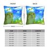 Cat Frutiger Aero Eco Funny Pillowcase Polyester Cushion Cover Decorative  Throw Pillow Case Cover Home Square 40X40cm