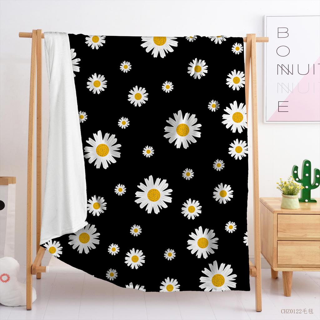 Little Fresh Student Blanket Flannel Sunflower Blanket Blanket