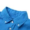 Polo Ralph Lauren SS24 Pony Bestickt Einreihig Kurzarmhemd Damen Hemden Blau 211874919-007