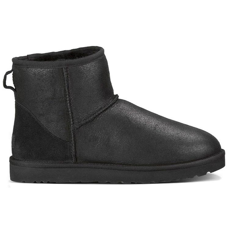 UGG Classic Mini Bomber High Top Fleece Lined Black 1007307-BJB