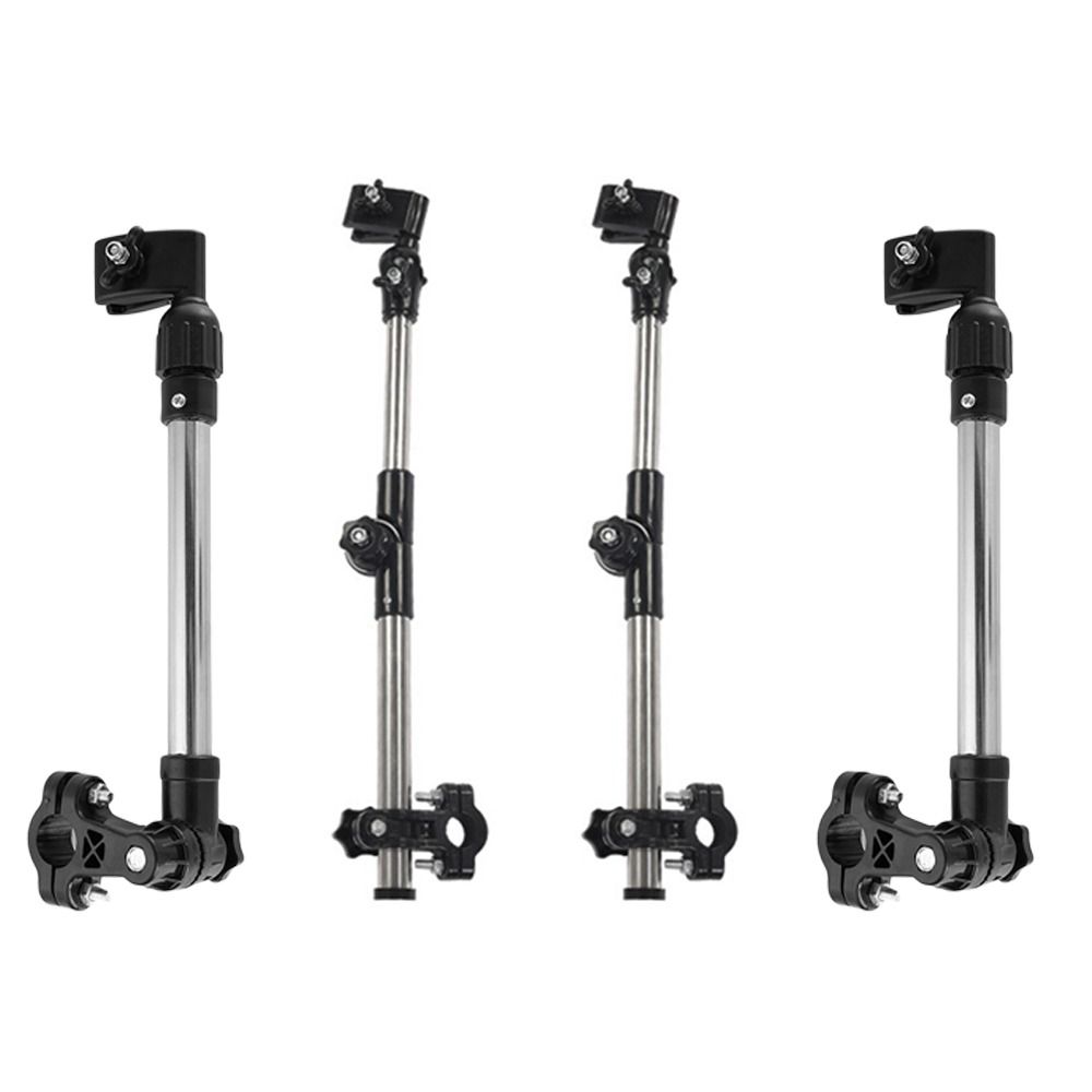 Stainless Steel Umbrella Stands Adjustable Rain Gear Tool Umbrella Connector  Wheelchair