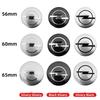 4 pièces 3D 56mm 60mm 65mm Cache-moyeu de roue de voiture pour Badge Emblème Opel Cache-moyeu Autocollant Logo de voiture Accessoires de style