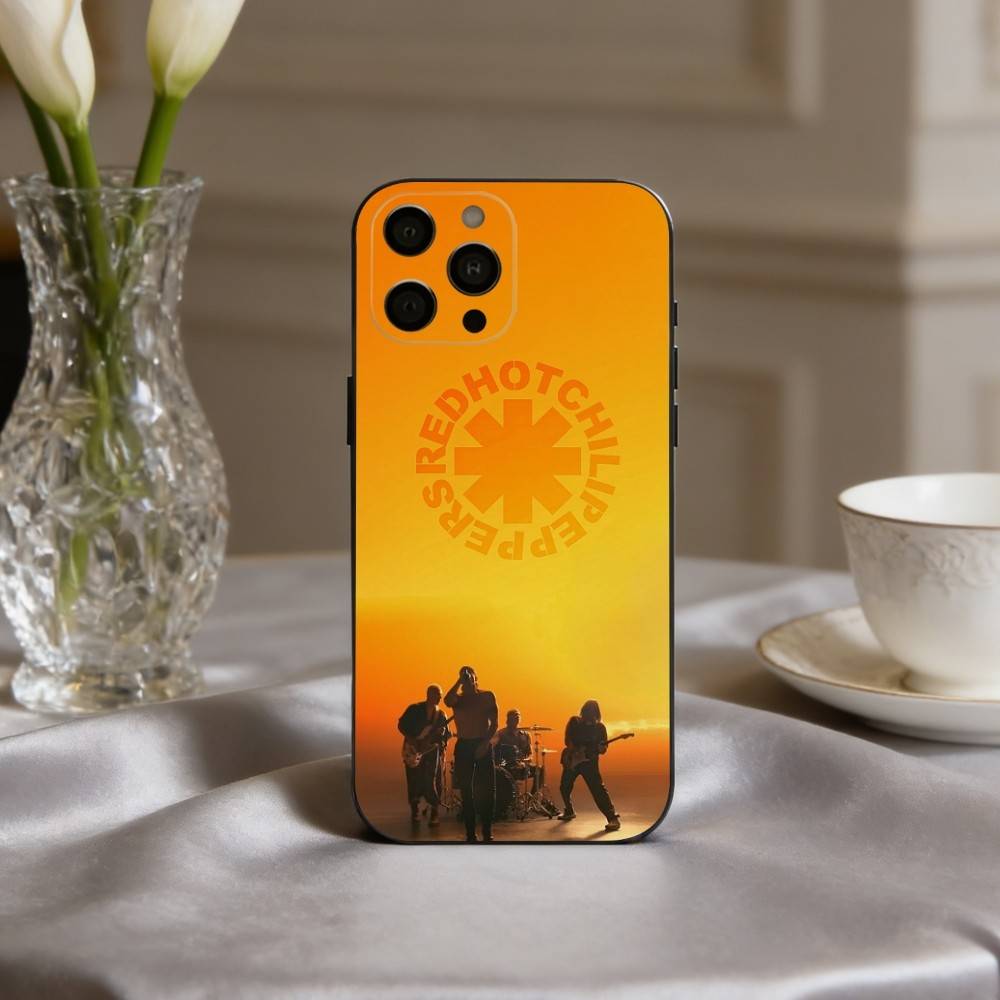Unforgettable Red Hot Chili Peppers Bnd Phone Case For iPhone 17pro,16,15,14,13,12,11 Plus,Pro Max,XS,Soft Silicone Black Cover