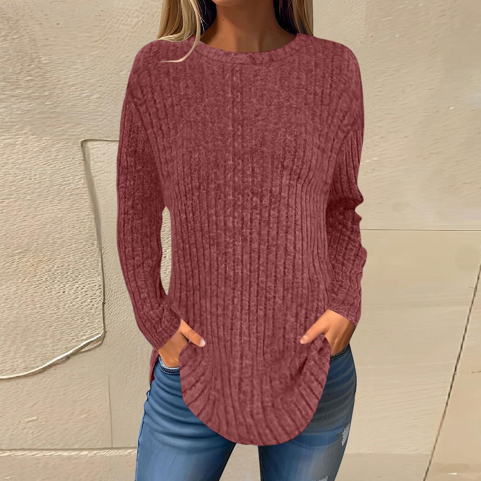 

Женские рубашки с длинным рукавом для работы Топы Осенняя мода Легкие свитера Деловые повседневные блузки XL винный