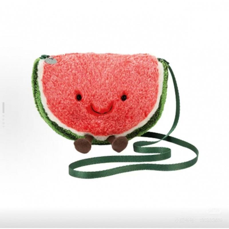 Jelly Croissant Jc Shaped Plush Crossbody Bag Toys Gifts Pouch Casual Outings