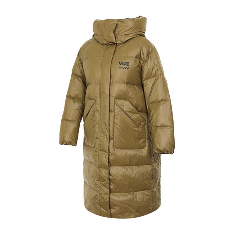 

Vans Casual Sports Warm Hooded Cotton Jacket Women jackets Olive-Green VN000R43CUQ M