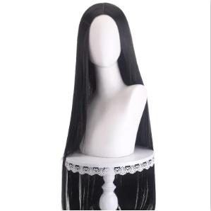40Inch Long Straight Cosplay Wig Centre Parting Central Split Blond Pink Rose Red Purple Heat Resistant Synthetic Hair Wigs