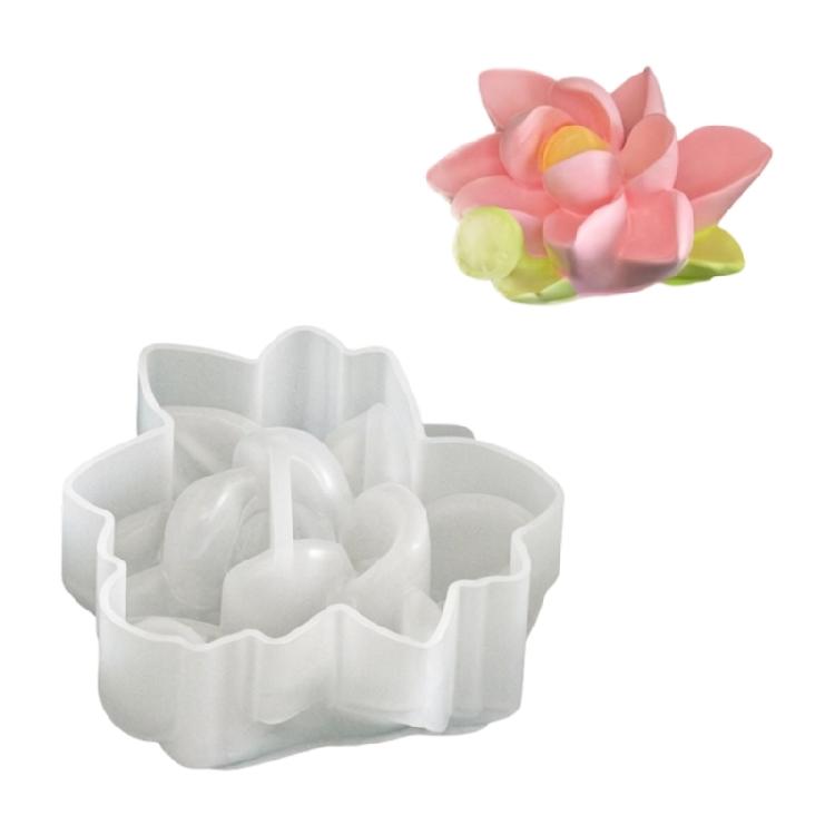 

Flower Shaped Silicone Bowl Molds Professional Silicone Candle Molds For Handmade Candle Decorative Bowls Holiday Gift