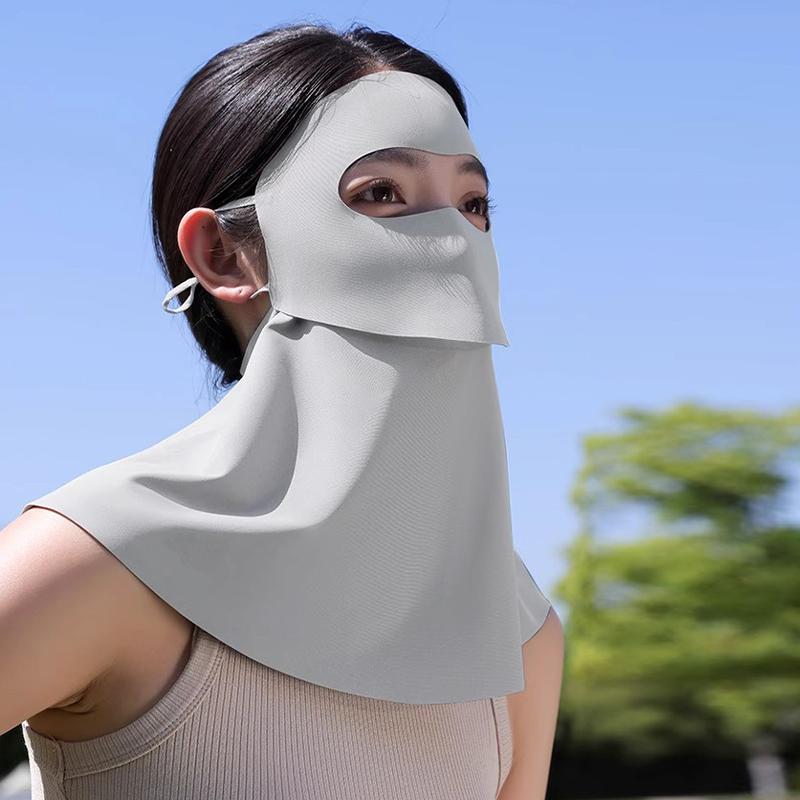 Damen Sonnenschutz-Gesichtsmaske Atmungsaktiv Und UV-Schützend Geeignet Für Sommer Outdoor Radfahren