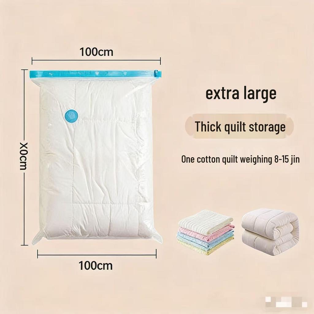 Extra Large Thick Vacuum Compression Storage Bag for Quilts & Jackets