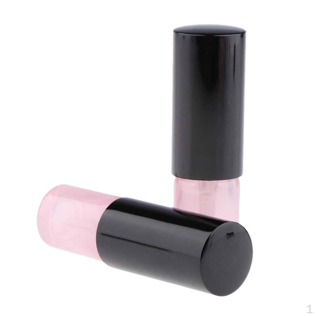 2 Empty Glass Perfume Container Fine Mist Bottle 5ml