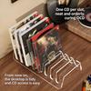 2PCS 6 8 Grid Acrylic CD Display Organizer Shelf for Music Album Storage Bedroom Office