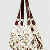 Patchwork Bag with Vintage Lace Trim for Casual Day-to-day Use, Featuring A Single Shoulder Strap. Casually