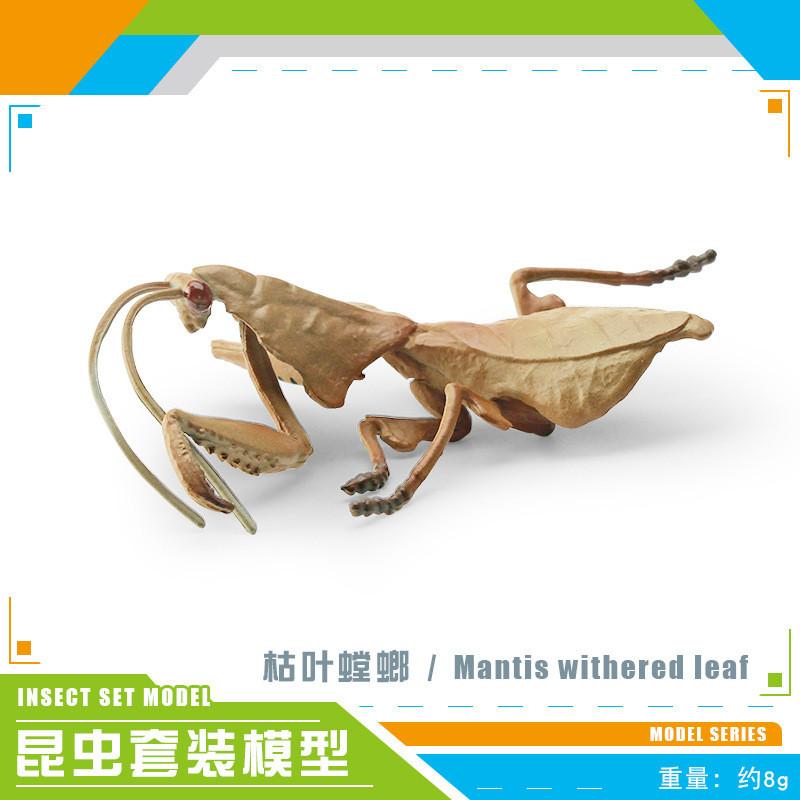 Exquisite Pvc Insect Figures Collection Including Leaf Mantis Stick Insect And Dead Leaf Mantis