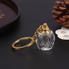 Elegante Mini Glazen Parfumflesje Sleutelhanger Draagbaar Navulbaar Glazen Flesje Met Dop Sleutelhanger Ideaal Cadeau Voor Vriendin, Verjaardag