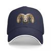 Bighorn Sheep Polygonal Design Baseball Cap Funny Hats Sun Cap Women Caps Unisexs