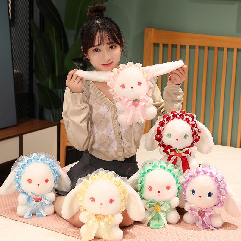 New Cute Cute Rabbit Plush Toy Rabbit Grab Machine Doll Throw Dolls Children's Girls Birthday Gift