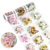 3Rolls  Aesthetic Flower Sticker Aesthetic Masking Tape PET Tape for Journal Planner Skateboard Guitar Laptop Pen Case