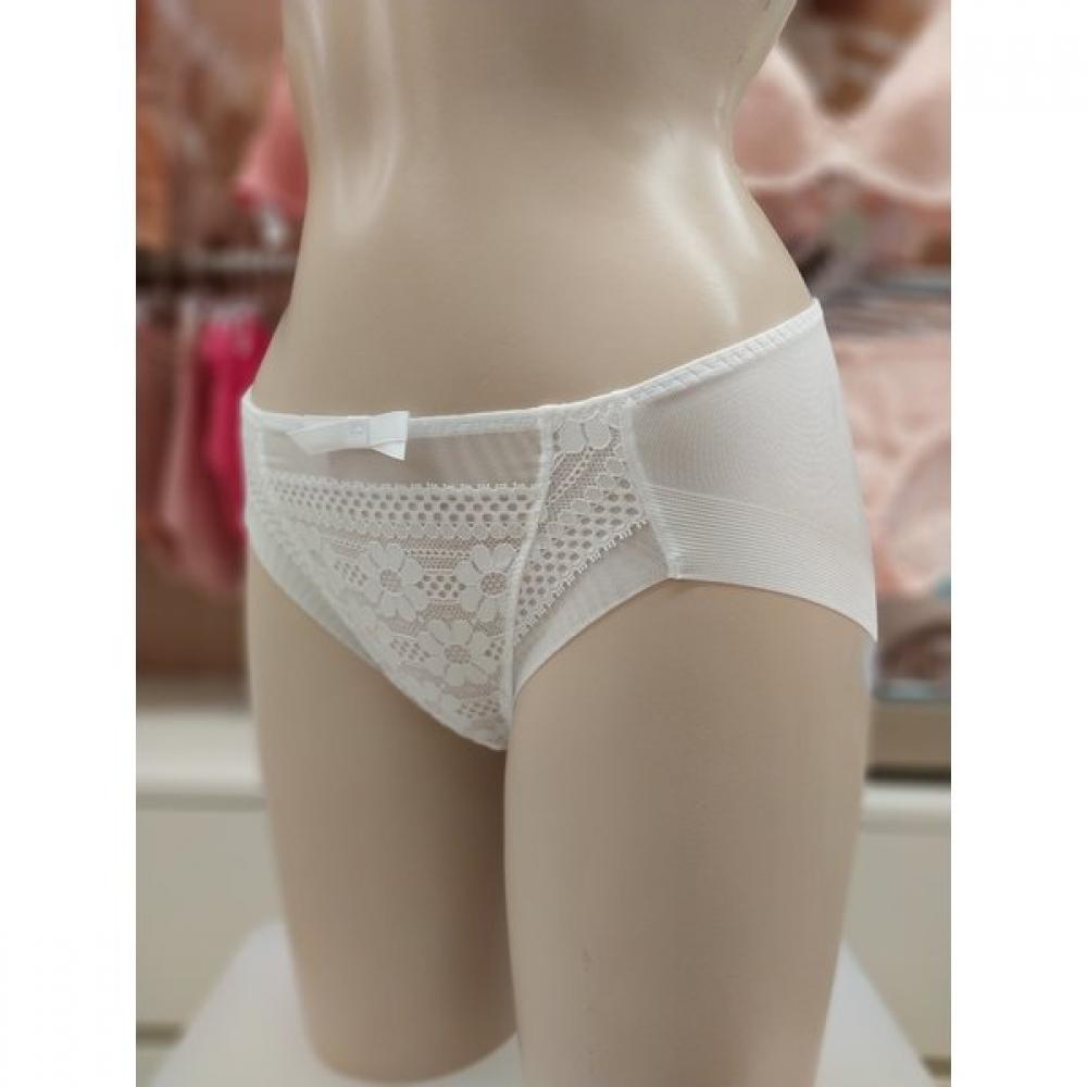 Barbara White Lace 3 4 Cup Mold Bra Hem Panty Set  Abr4449 Abp4449h 