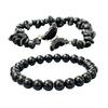 Natural Stone Bead Butterfly Bracelet for Women, Healing Stone Beaded Stretch Bracelet, Calming Spiritual Jewelry Gifts