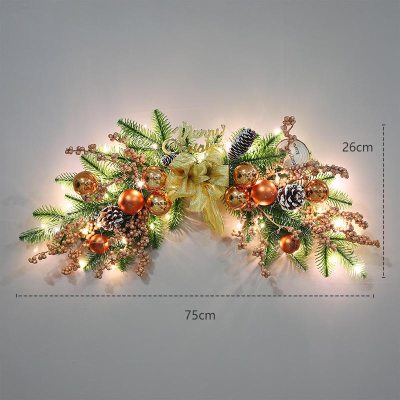 Creative Christmas Wreath - 40/60/80cm Festive Door Hanging Decoration & Gifts