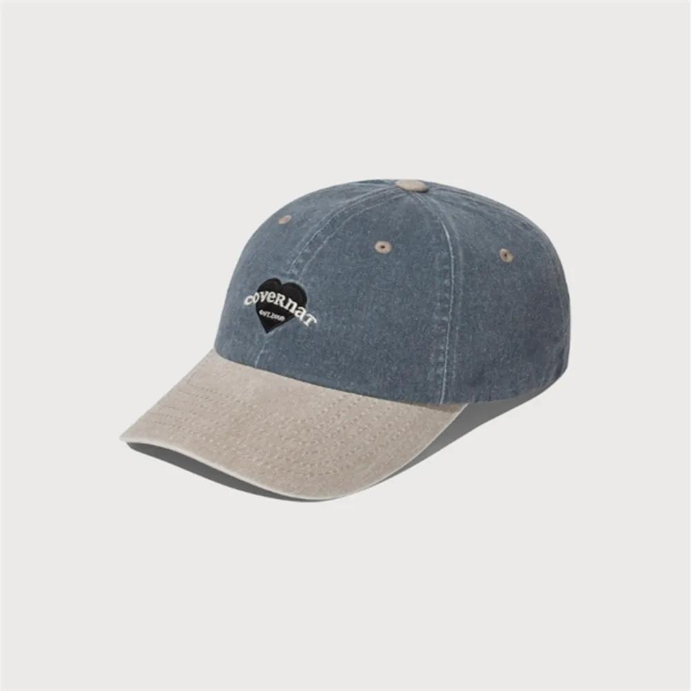 W Clover Heart Heart Cooper Logo Standard Fit Denim Ball Cap B1 CO2606CA57 NA CO2606CA57 NA