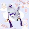 Castle Enterprises Fox Masks Set of 16 Street and (Purple) [Japanese Souvenirs, Festivals, Events, Children's Parties, Stalls, Fairs]