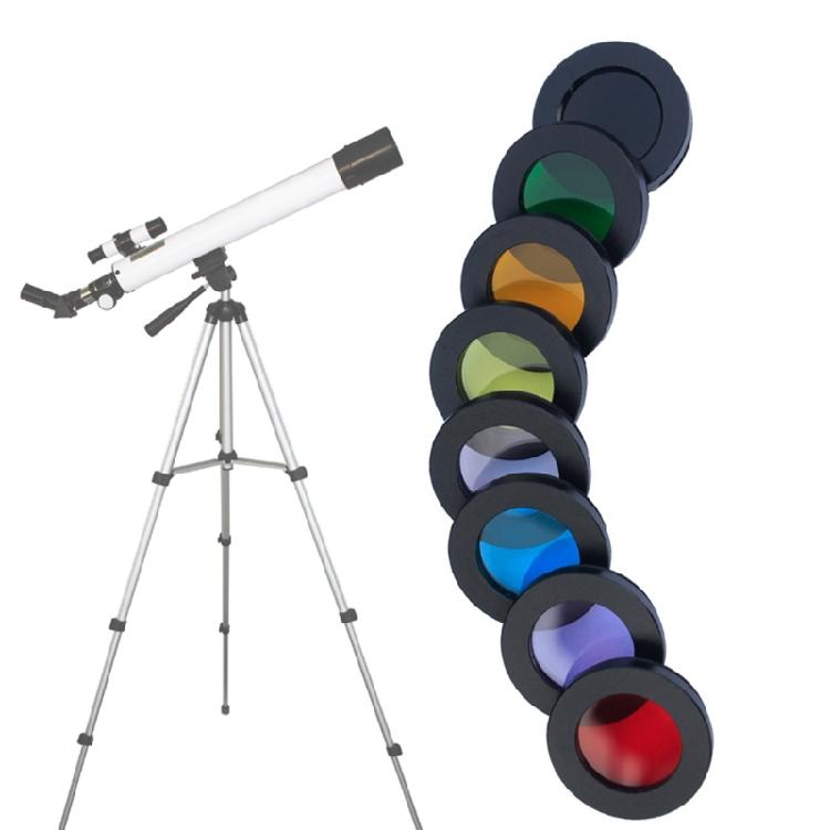 Objektivfilter 8 Stück/Set 1,25 Zoll Teleskop-Objektivfilter Farbverlaufsfilter