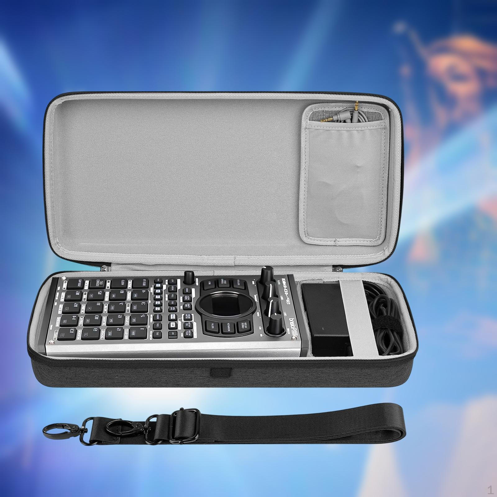 Audio Interface Carrying Case Hard Storage Bag Gifts Sturdy Compatible Black High Performance