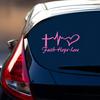 Faith Hope love Let love and hope never die creative&funny stickers for cartoon fans&lover,high quality for car trucks laptops
