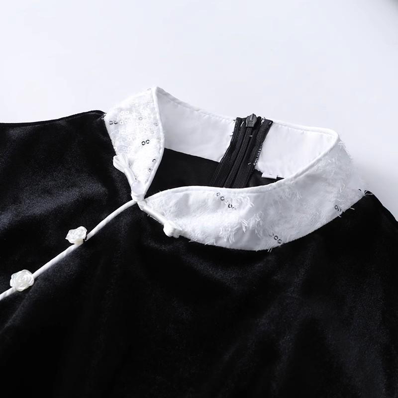 Spring Fashion Modern Chinese Cheongsam Dress - Plus Size