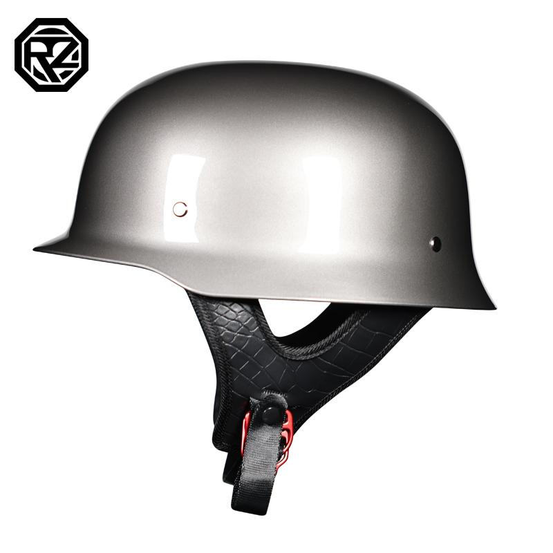 World War II German Style Motorcycle Helmet Capacetes Open Face Retro Cascos Para Moto