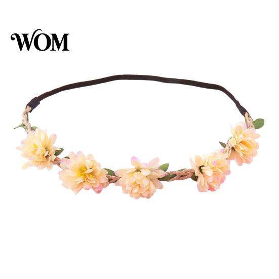 Fairy Style Hairband for Hanfu Flower Headband, Crown, Headpiece, Boho Floral Wreath Headband Hair Accessories Women Wedding Birthday Festival
