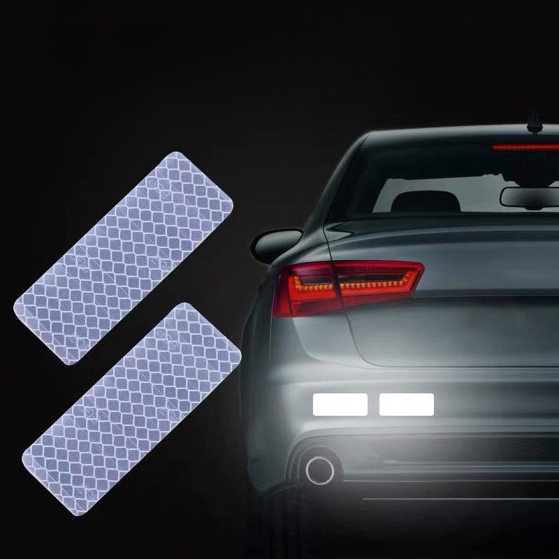 

Светоотражающие наклейки из ПВХ, подходят для велосипедов, электросамокатов и автомобилей - наклейки безопасности повышенной видимости