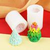 DIY Candle Mould Silicone Soap Mold Gypsum Christmas Tree Candle Mold  Candle Making