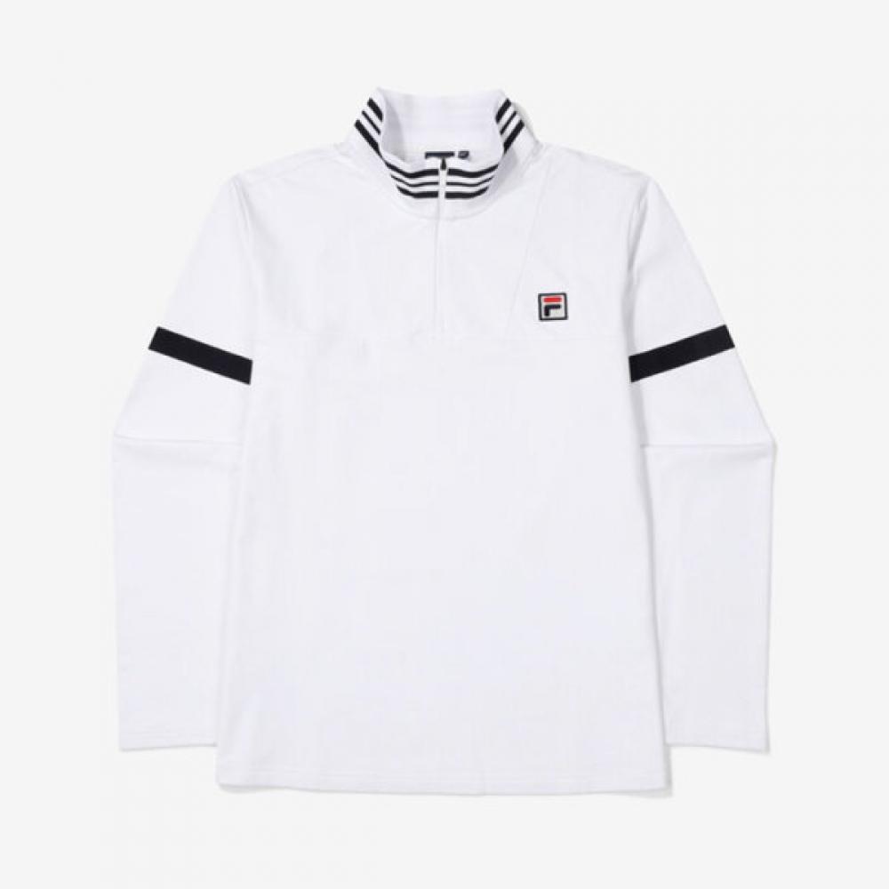 

Fila Half Zip Fleece Long Sleeve T shirT white/105