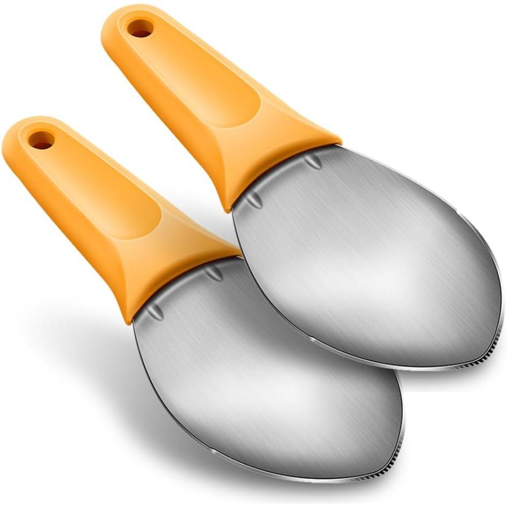 2-piece set mango slicing tool, watermelon cutting tool, mango splitter, dragon fruit preparation tool, mango pitter with non-slip handle