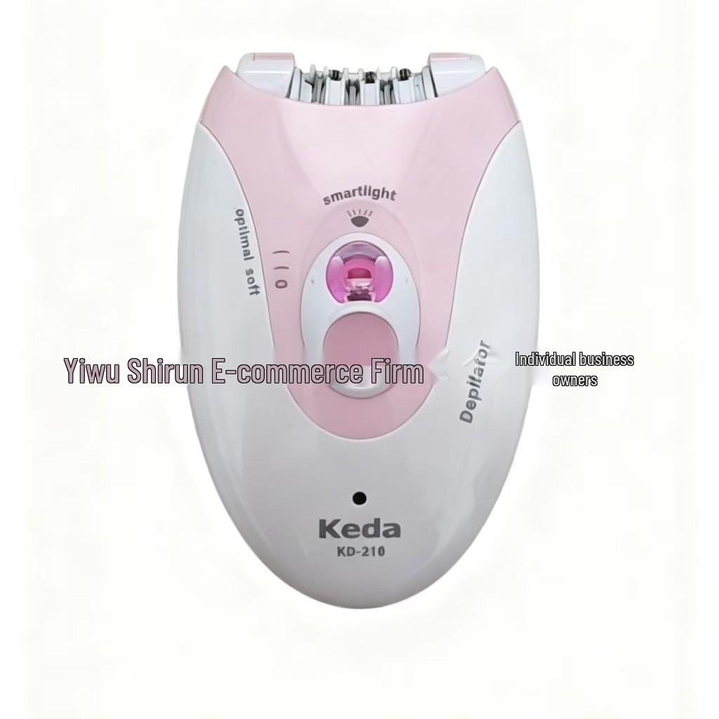 Keda-216 Rechargeable Unisex Electric Epilator: Full Body and Private Area Shaver