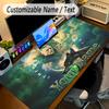 Large Mouse PadKontra K Custom Name Text Personalized Desk Mat Non Slip Gaming Pad