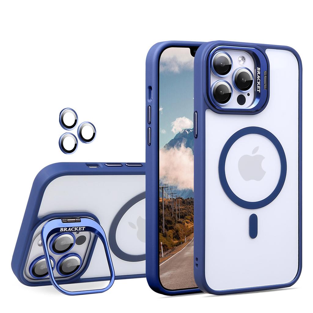 Ochranné pouzdro na objektiv fotoaparátu s držákem Stojan Kryt Pro Magsafe Mag Safe iPhone 16E 16 E 15 Pro Max 14 Plus 13 12 11 16Pro Příslušenství pro ochranu telefonu