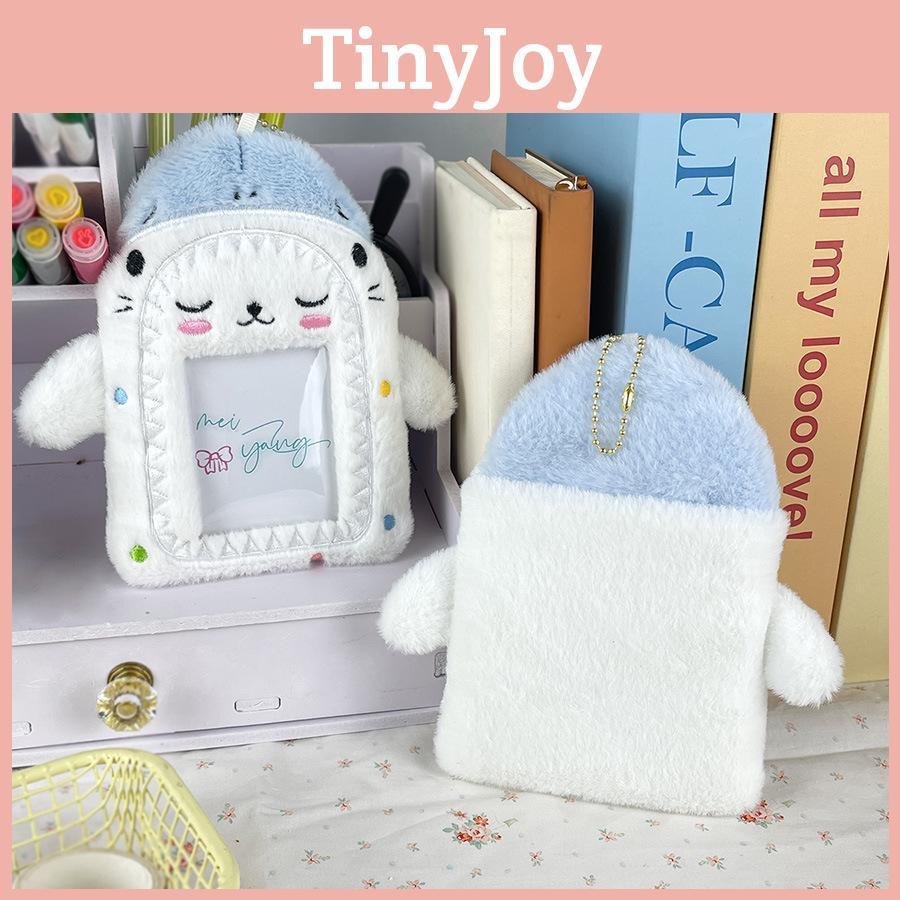 Shark Creative Adorable Cat Plush Card Holder For Instant Photo Display And Id