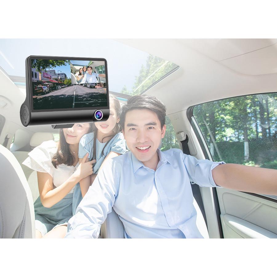 Купить Автомобильный видеорегистратор E-ACE с 3 объективами для камер ...