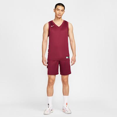 Nike Dri Fit Basketball Jersey Men's Team Paste Red