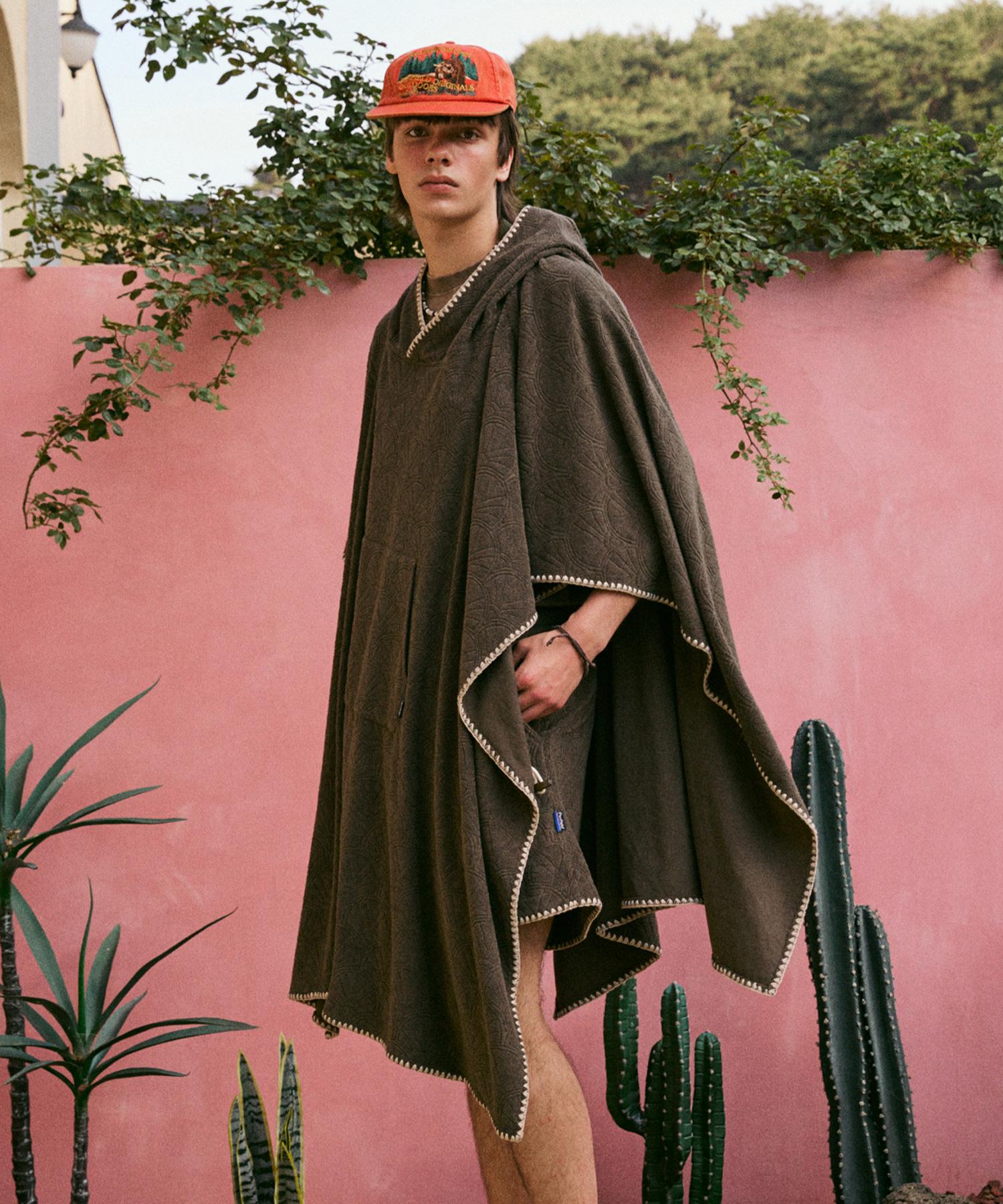 PENFIELD Resort Shell Pattern Terry Poncho