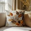 Vikama Nordic Leaf Three-Dimensional Print Design Pillow Cover, Bedroom, Bedside Pillowcase, Soft And Comfortable Home Decor