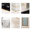 6/12m PVC Ceramic Tile Seam Tape Self-adhesive Seam Sticker Bathroom Waterproof Mildew Proof Gap Tape Ceiling Edge Strips