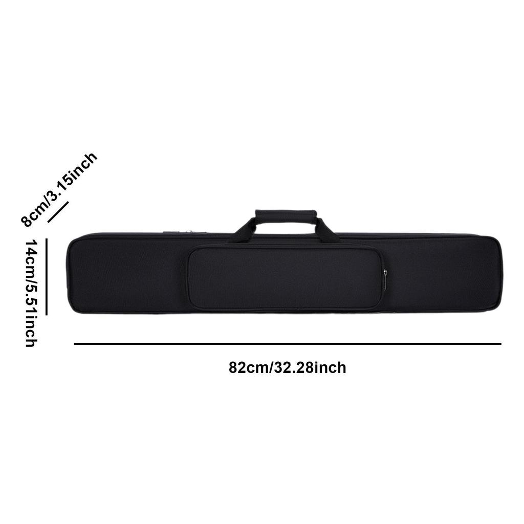 Pool Cue Case Protection Accessories with Handle Lightweight Billiard Rod Storage Bag for Club Practice Outdoor Snooker Family