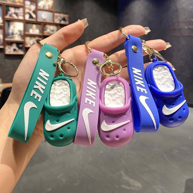 Multi Color Simulation Mini Slipper Pendant Keychain For Gift And Decoration